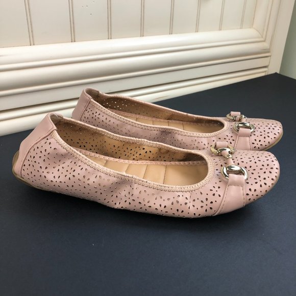 Me Too Blush Flats with Metallic Accents - Picture 2 of 12
